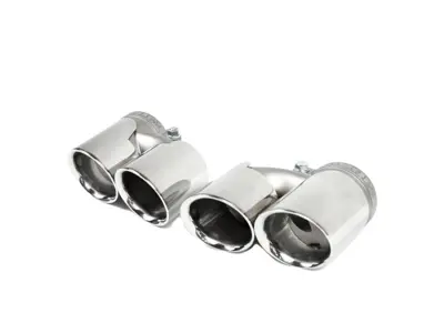 Fabspeed Deluxe Quad-Style Tips. Porsche 996 C4S (1999-2004) - 99611198103, 99611198203, 99611125260, 99611125160 - FS.POR.996.QDT4B, FS.POR.996.QDT4P